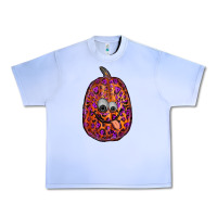 Grape Ice watercolor pumpkin leopard Urban Heavy Tee - RanaPortraitStore