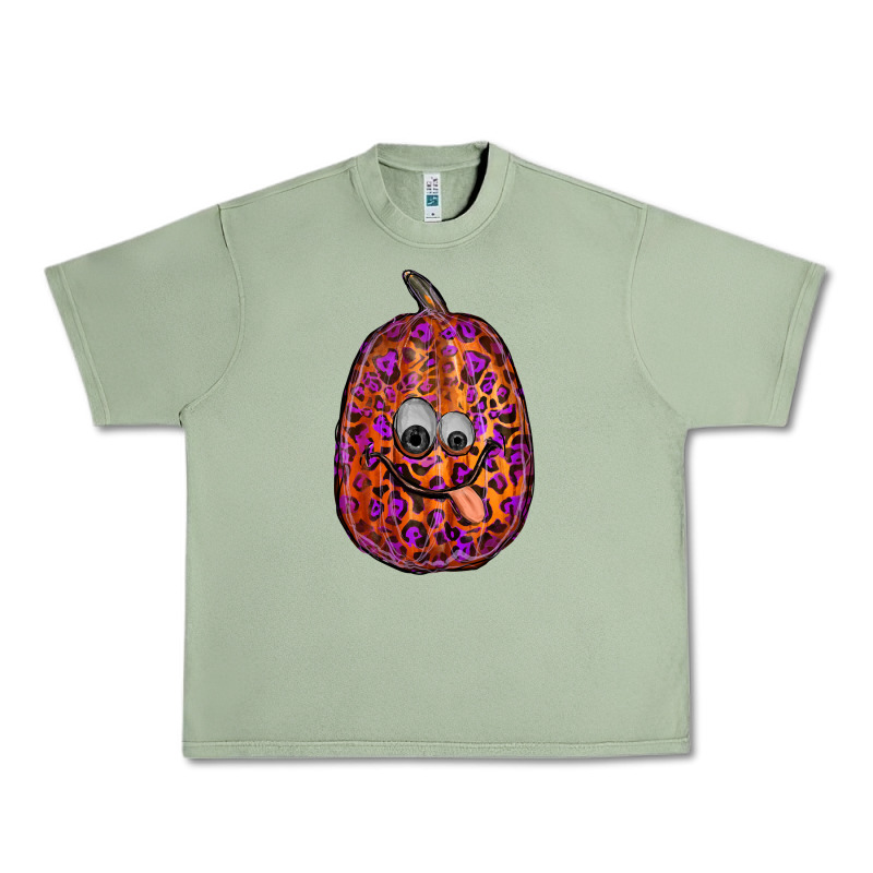 Watercolor Pumpkin Leopard Urban Heavy Tee by RanaPortraitStore | Teevron