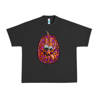 Pigment Black watercolor pumpkin leopard Urban Heavy Tee - RanaPortraitStore