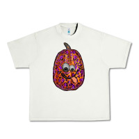 Pistachio watercolor pumpkin leopard Urban Heavy Tee - RanaPortraitStore