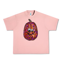 Salmon watercolor pumpkin leopard Urban Heavy Tee - RanaPortraitStore