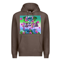 Coffee aloha stitch Premium Hoodie - AdoDesignShop