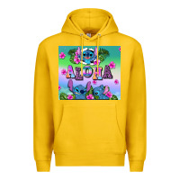 Lemon aloha stitch Premium Hoodie - AdoDesignShop