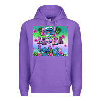 Purple aloha stitch Premium Hoodie - AdoDesignShop