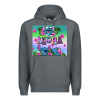 Rock aloha stitch Premium Hoodie - AdoDesignShop
