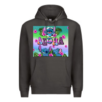 Smoke aloha stitch Premium Hoodie - AdoDesignShop