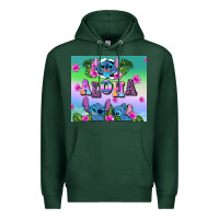 Sports Green aloha stitch Premium Hoodie - AdoDesignShop