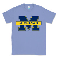Colony Blue michigan Classic Tee - linhVisuals