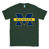 Sports Green michigan Classic Tee - linhVisuals