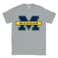 Heather Grey michigan Classic Tee - linhVisuals