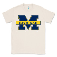 Natural michigan Classic Tee - linhVisuals