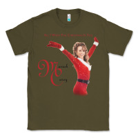 Army Green Mariah Carey Merry Christmas vintage retro Classic Tee - linhVisuals