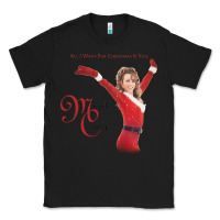 Black Mariah Carey Merry Christmas vintage retro Classic Tee - linhVisuals