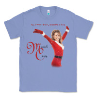 Colony Blue Mariah Carey Merry Christmas vintage retro Classic Tee - linhVisuals