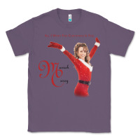 Lavender Mariah Carey Merry Christmas vintage retro Classic Tee - linhVisuals