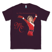Plum Mariah Carey Merry Christmas vintage retro Classic Tee - linhVisuals