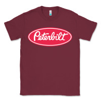 Burgundy Peterbilt Classic Tee - linhVisuals