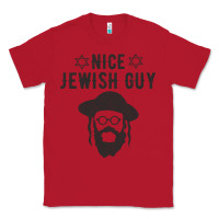 Red nice jewish guy funny gifts for hanukkah Classic Tee - linhVisuals