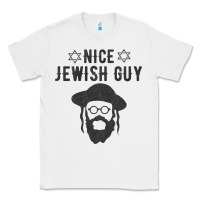 White nice jewish guy funny gifts for hanukkah Classic Tee - linhVisuals