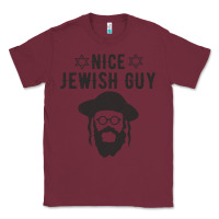 Burgundy nice jewish guy funny gifts for hanukkah Classic Tee - linhVisuals