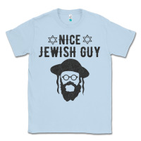 Dusty Blue nice jewish guy funny gifts for hanukkah Classic Tee - linhVisuals