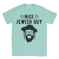 Seafoam nice jewish guy funny gifts for hanukkah Classic Tee - linhVisuals
