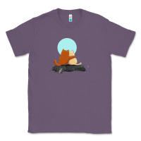 Lavender two cats Classic Tee - linhVisuals