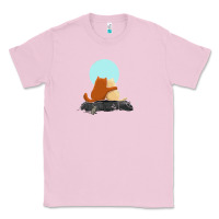 Bubblegum Pink two cats Classic Tee - linhVisuals