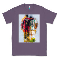 Lavender messi and ronaldo Classic Tee - linhVisuals