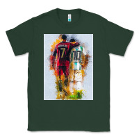 Sports Green messi and ronaldo Classic Tee - linhVisuals