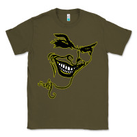 Army Green J O K E R Classic Tee - linhVisuals