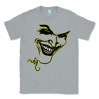 Heather Grey J O K E R Classic Tee - linhVisuals