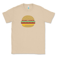 Mushroom vintage burger print Classic Tee - linhVisuals