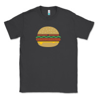 Smoke vintage burger print Classic Tee - linhVisuals