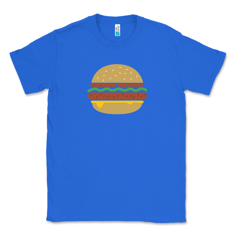 Vintage Burger Print Classic Tee by linhVisuals | Teevron