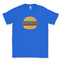 True Royal vintage burger print Classic Tee - linhVisuals