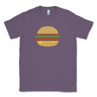 Lavender vintage burger print Classic Tee - linhVisuals