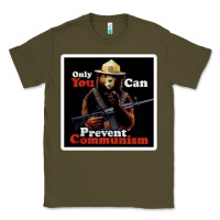 Army Green only you can prevent communism Classic Tee - linhVisuals