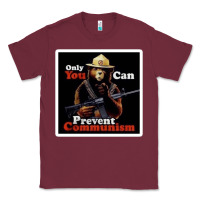 Burgundy only you can prevent communism Classic Tee - linhVisuals