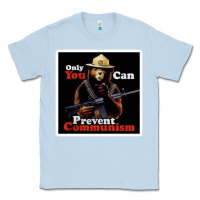 Dusty Blue only you can prevent communism Classic Tee - linhVisuals