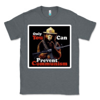 Charcoal Heather only you can prevent communism Classic Tee - linhVisuals