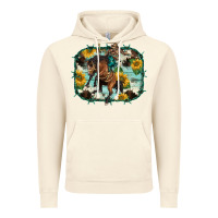 Vintage Artic western rodeo horse cowhide sunflowers Vintage Hoodie - BarkalooDesign