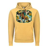 Vintage Mustard western rodeo horse cowhide sunflowers Vintage Hoodie - BarkalooDesign