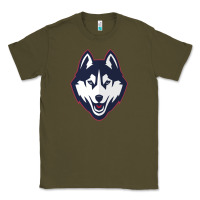 Army Green wolf head tshirt Classic Tee - linhVisuals
