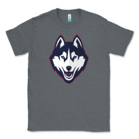 Charcoal Heather wolf head tshirt Classic Tee - linhVisuals