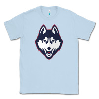 Dusty Blue wolf head tshirt Classic Tee - linhVisuals