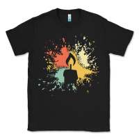 Black candle t  shirt c a n d l e i n k s p l a s h t  shirt Classic Tee - linhVisuals