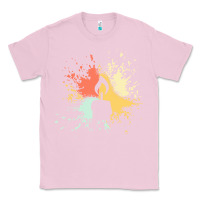 Bubblegum Pink candle t  shirt c a n d l e i n k s p l a s h t  shirt Classic Tee - linhVisuals