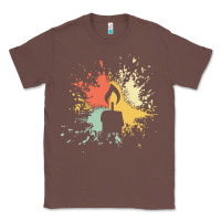 Chestnut candle t  shirt c a n d l e i n k s p l a s h t  shirt Classic Tee - linhVisuals