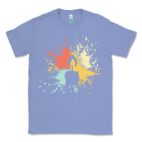 Colony Blue candle t  shirt c a n d l e i n k s p l a s h t  shirt Classic Tee - linhVisuals